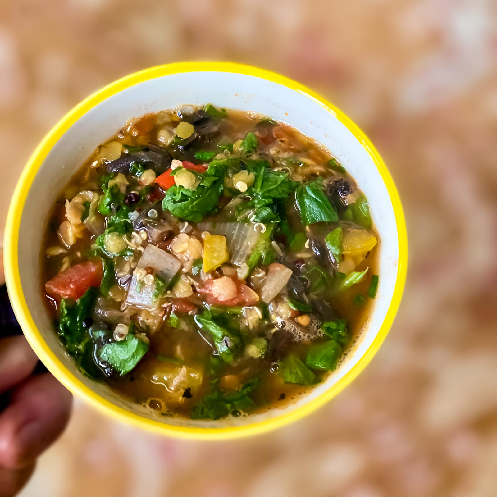 Vegan Lentil Quinoa Soup Healthy, Easy, and Delicious